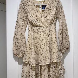 Polka Dot layered dress